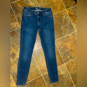 Old Navy Rockstar super skinny low rise jeans.